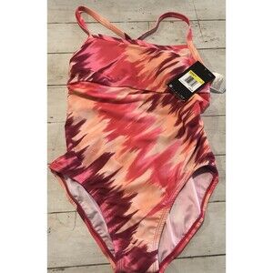 NEW Nike One Piece Swimsuit Women's Small Racerback Bikini Bottom Pool Swim